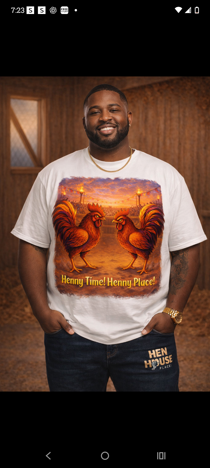 Henny time Henny place tee